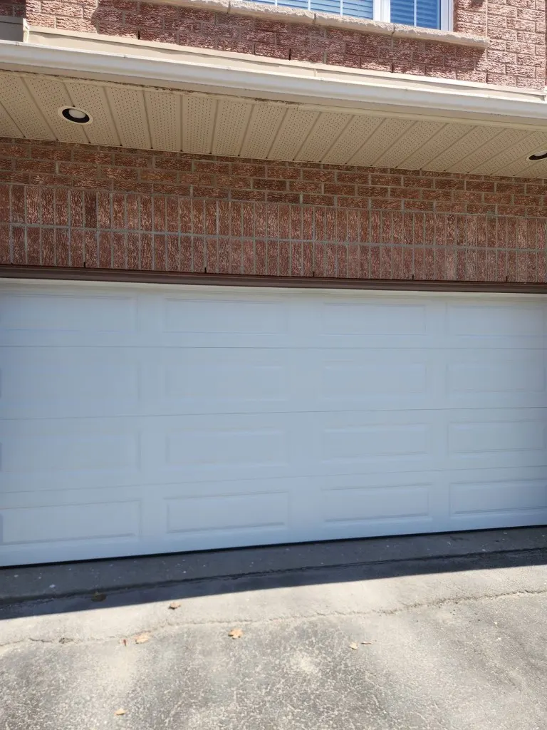 New garage door installation at a home in Osgoode Ontario