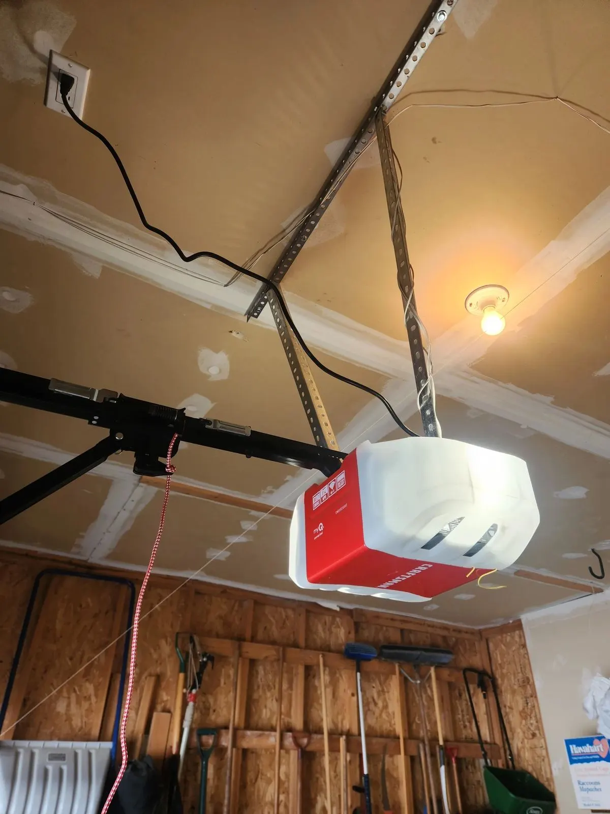 Garage door opener installation in Stittsville