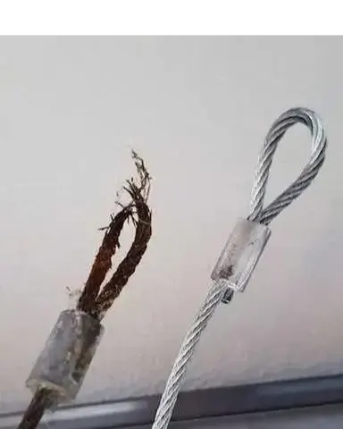 Rusted garage door cable replaced in Manotick