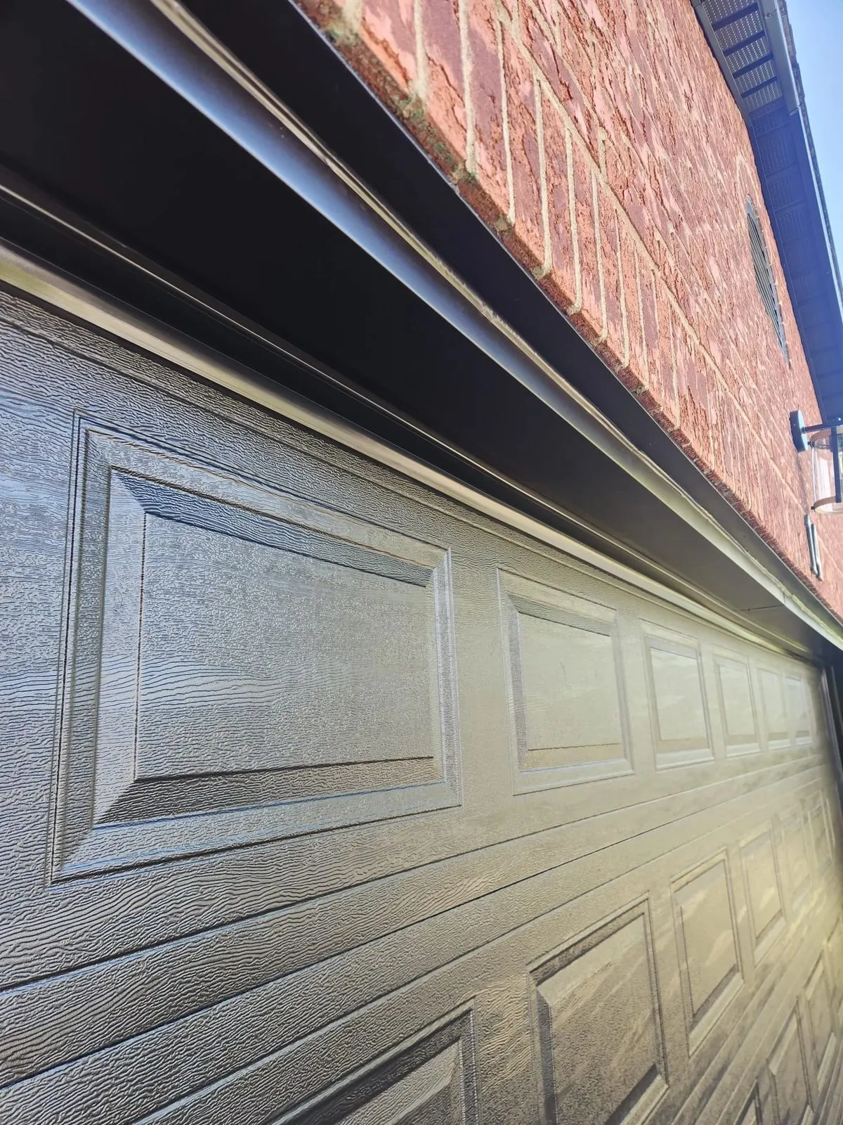 New garage door and weather stripping in Kanata